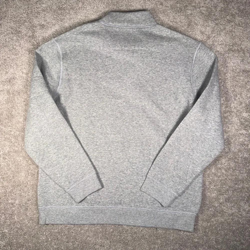 NWT Robert Graham‎ Men's L Fulham Quarter Zip Pullover Sweater Grey